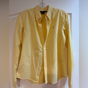 Ralph Lauren Slim Fit Yellow Shirt